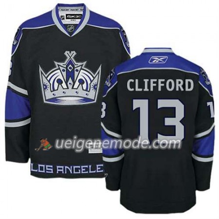 Reebok Herren Eishockey Los Angeles Kings Trikot Kyle Clifford #13 Ausweich Schwarz